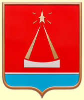 герб города Лыткарино, цветной пластик