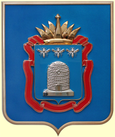 герб Тамбовской области, металлизация