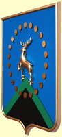 герб Оленегорска, металлизация