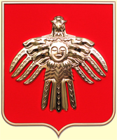 Барельефный герб республики Коми купить у производителя