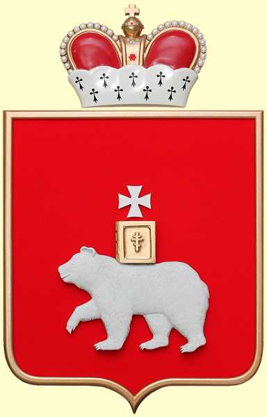 Барельефный герб Пермского края купить у производителя