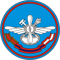 Нарукавный знак (нашивка) Военно-воздушной инженерной академии им. Н.Е.Жуковского министерства обороны России